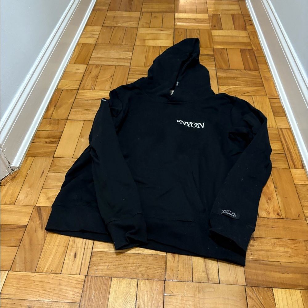 Black Hoodie with Logo